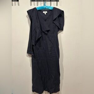 COS Asymmetric Navy Maxi Sleeveless Dress / Size 6 /